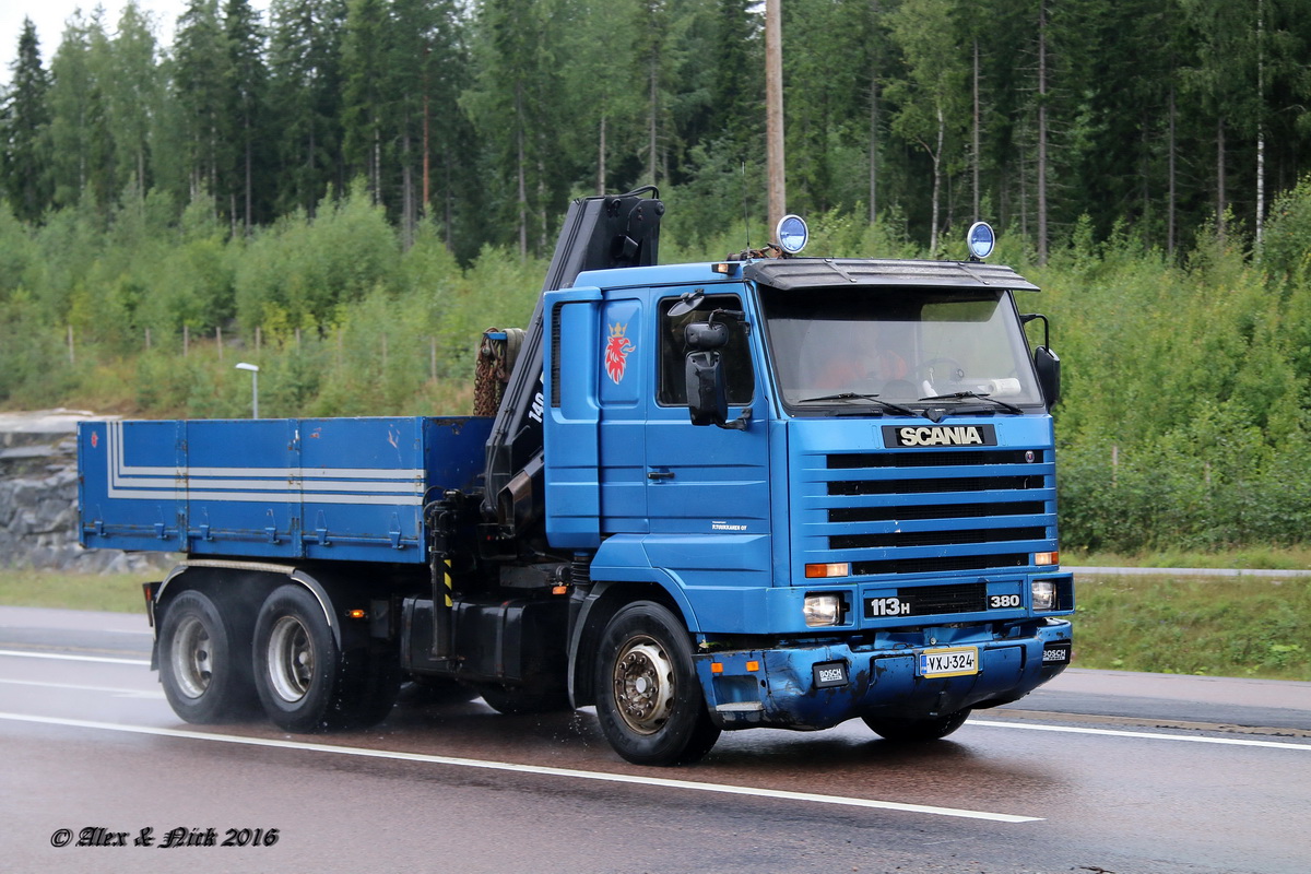 Финляндия, № VXJ-324 — Scania (III) R113H