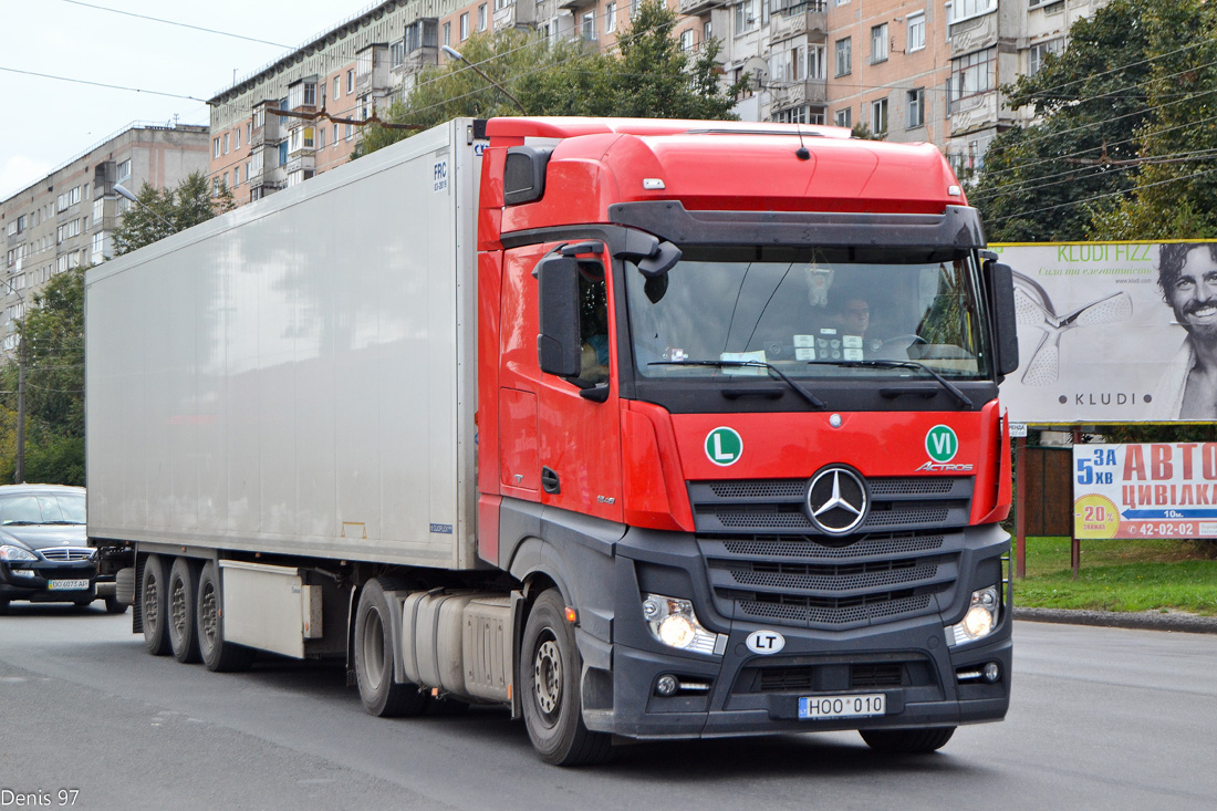 Литва, № HOO 010 — Mercedes-Benz Actros ('2011)