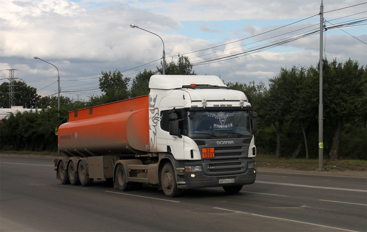 Красноярский край, № В 811 МА 124 — Scania ('2011) P340