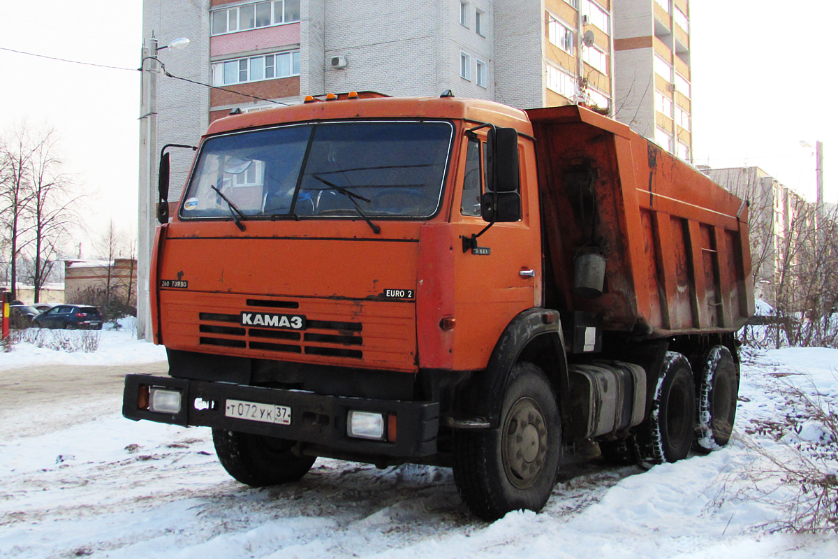 Ивановская область, № Т 072 УК 37 — КамАЗ-65115 (общая модель)