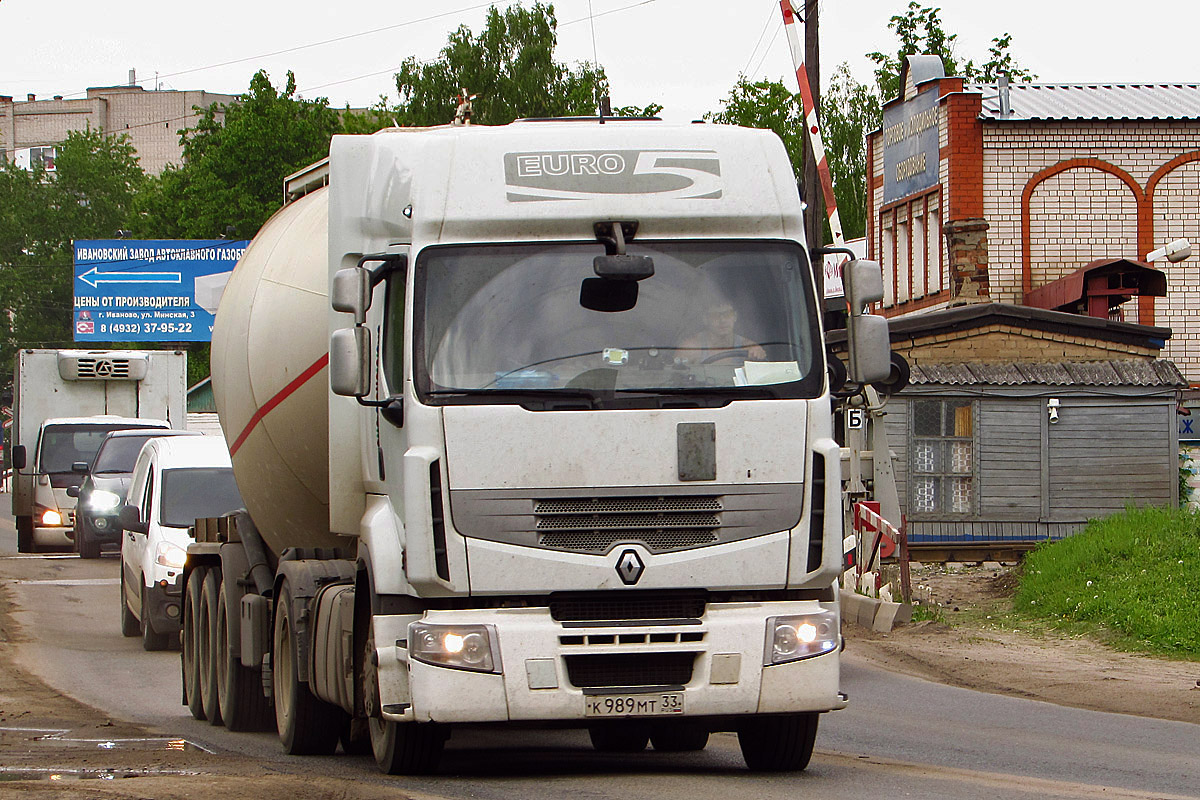 Владимирская область, № К 989 МТ 33 — Renault Premium ('2006)