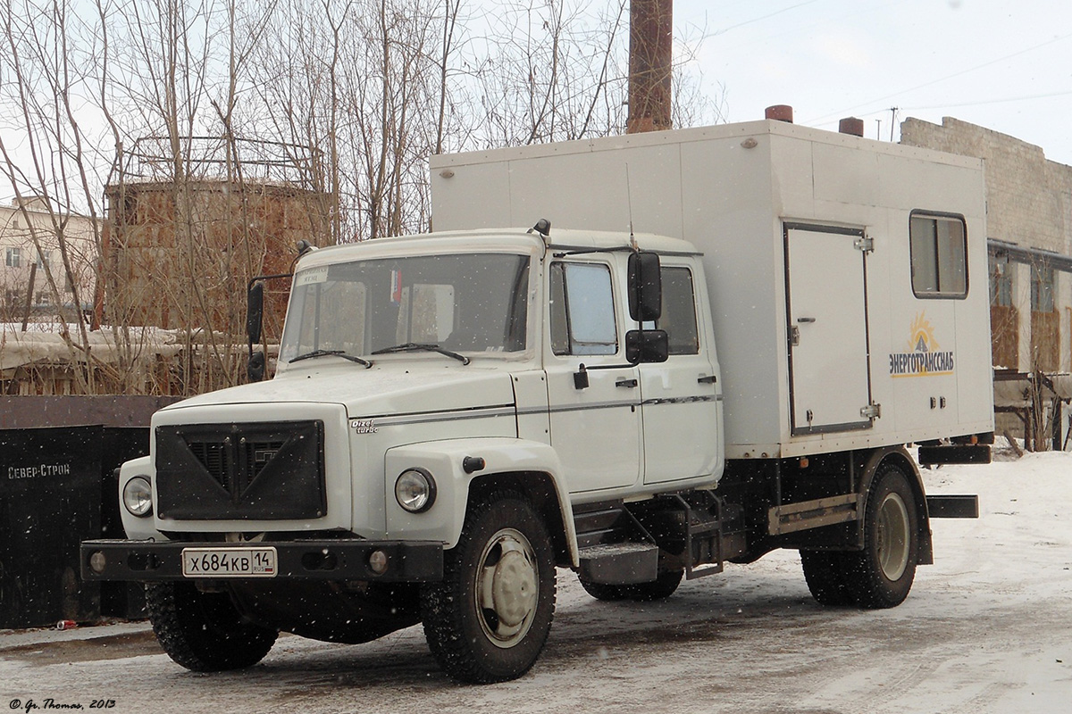 Саха (Якутия), № Х 684 КВ 14 — ГАЗ-3309
