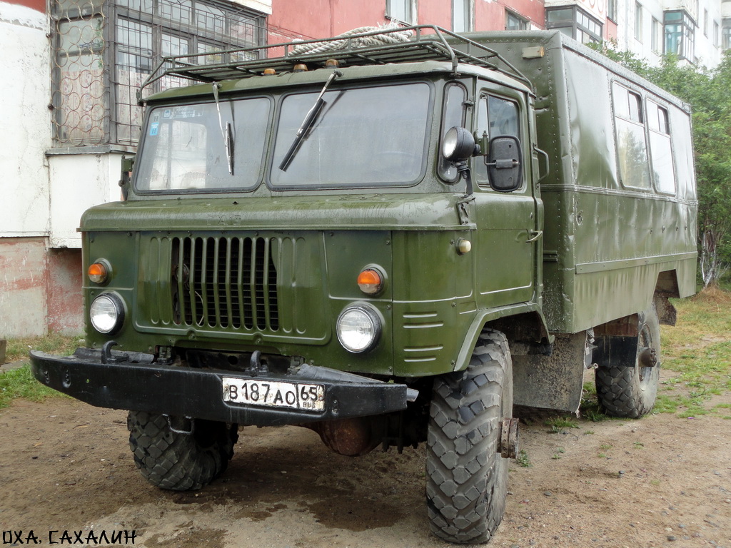 Сахалинская область, № В 187 АО 65 — ГАЗ-66 (общая модель)