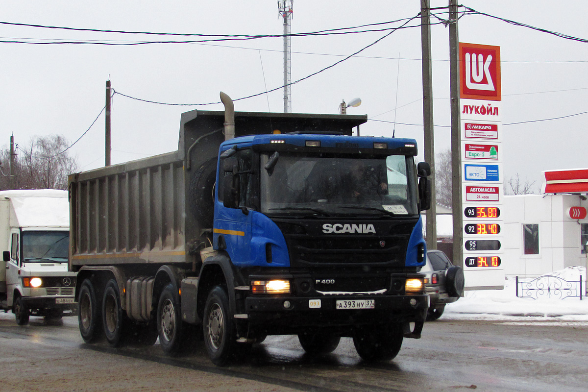 Ивановская область, № А 393 НУ 37 — Scania ('2011) P400