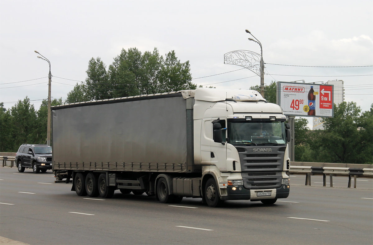 Красноярский край, № О 828 МВ 124 — Scania ('2009) R420