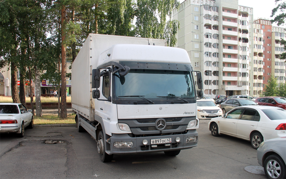 Кировская область, № В 897 ОС 43 — Mercedes-Benz Atego 1222