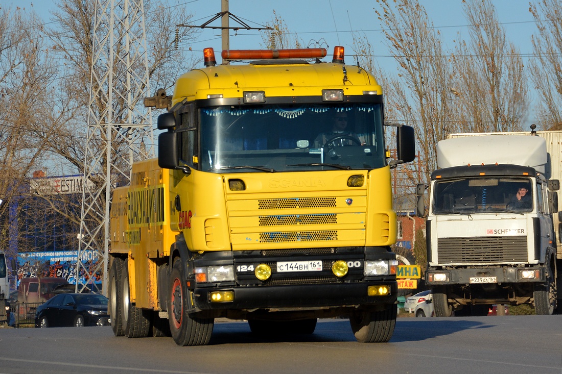 Ростовская область, № С 144 ВН 161 — Scania ('1996, общая модель)
