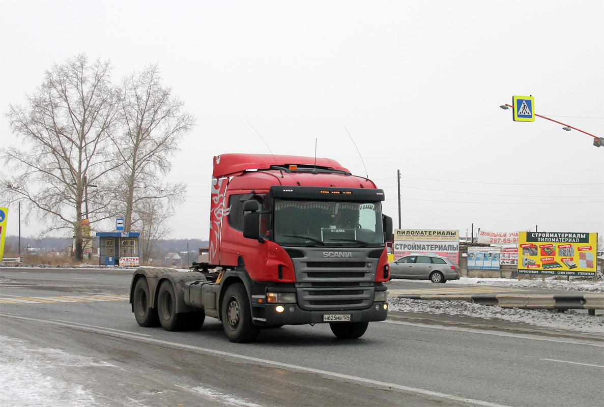 Красноярский край, № Н 625 МВ 124 — Scania ('2004) P380