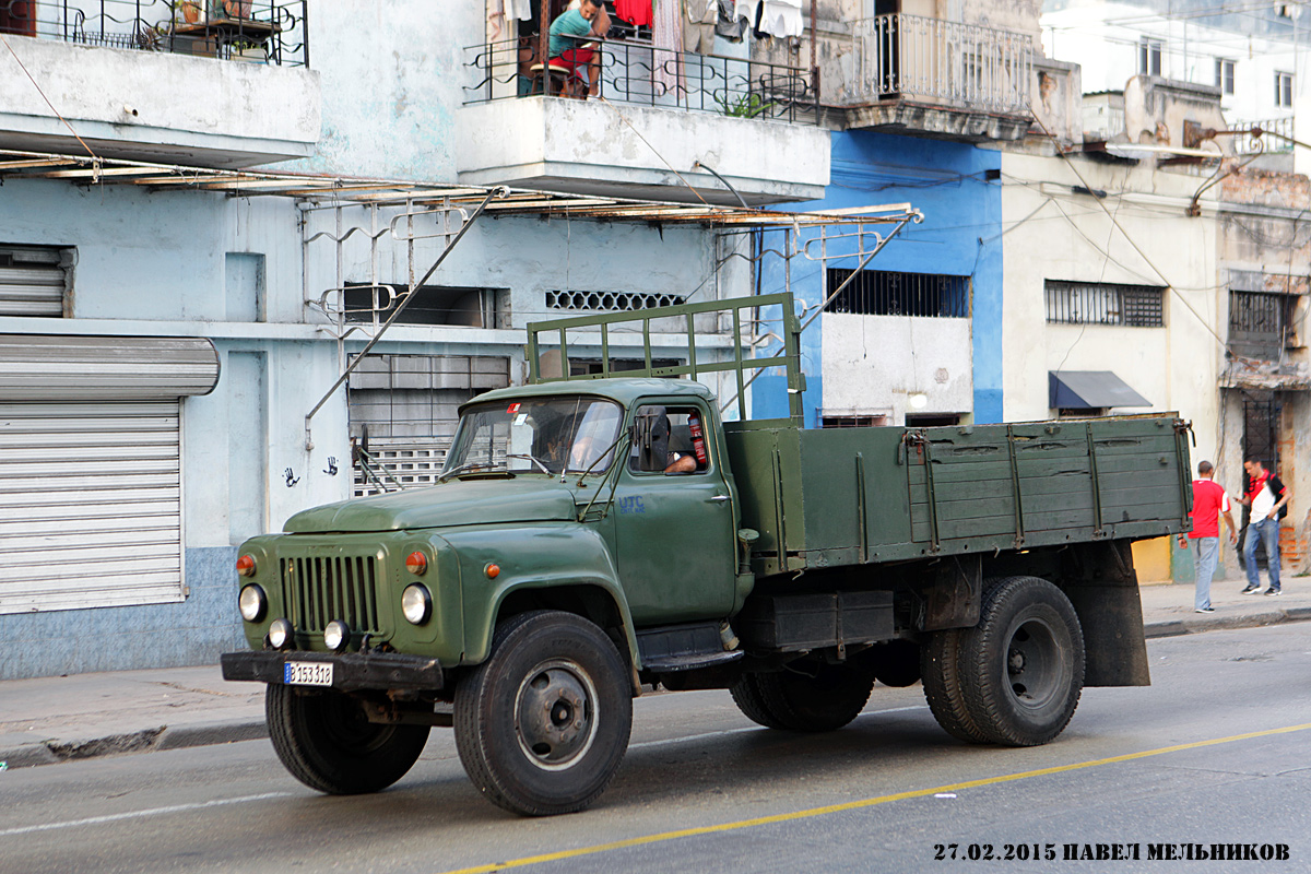 Куба, № B 153 318 — ГАЗ-53-62