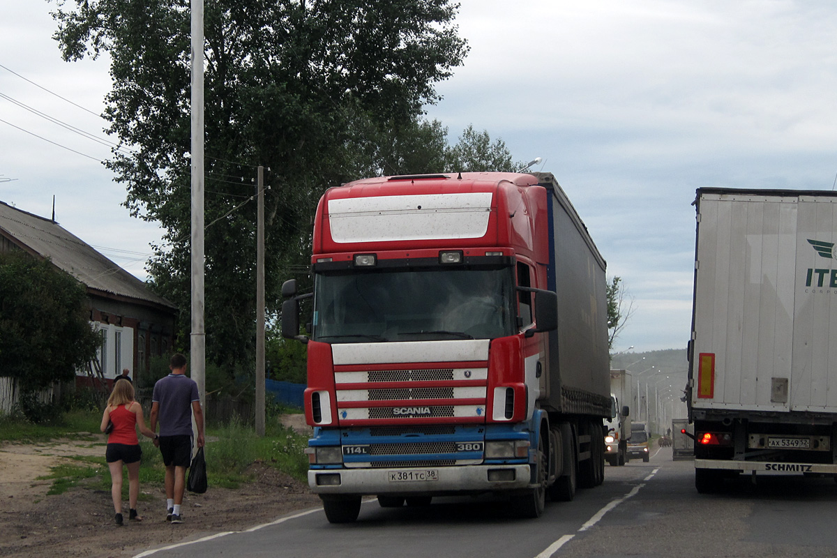 Иркутская область, № К 381 ТС 38 — Scania ('1996) R114L