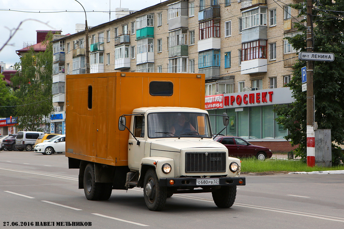 Нижегородская область, № О 680 РВ 52 — ГАЗ-3307