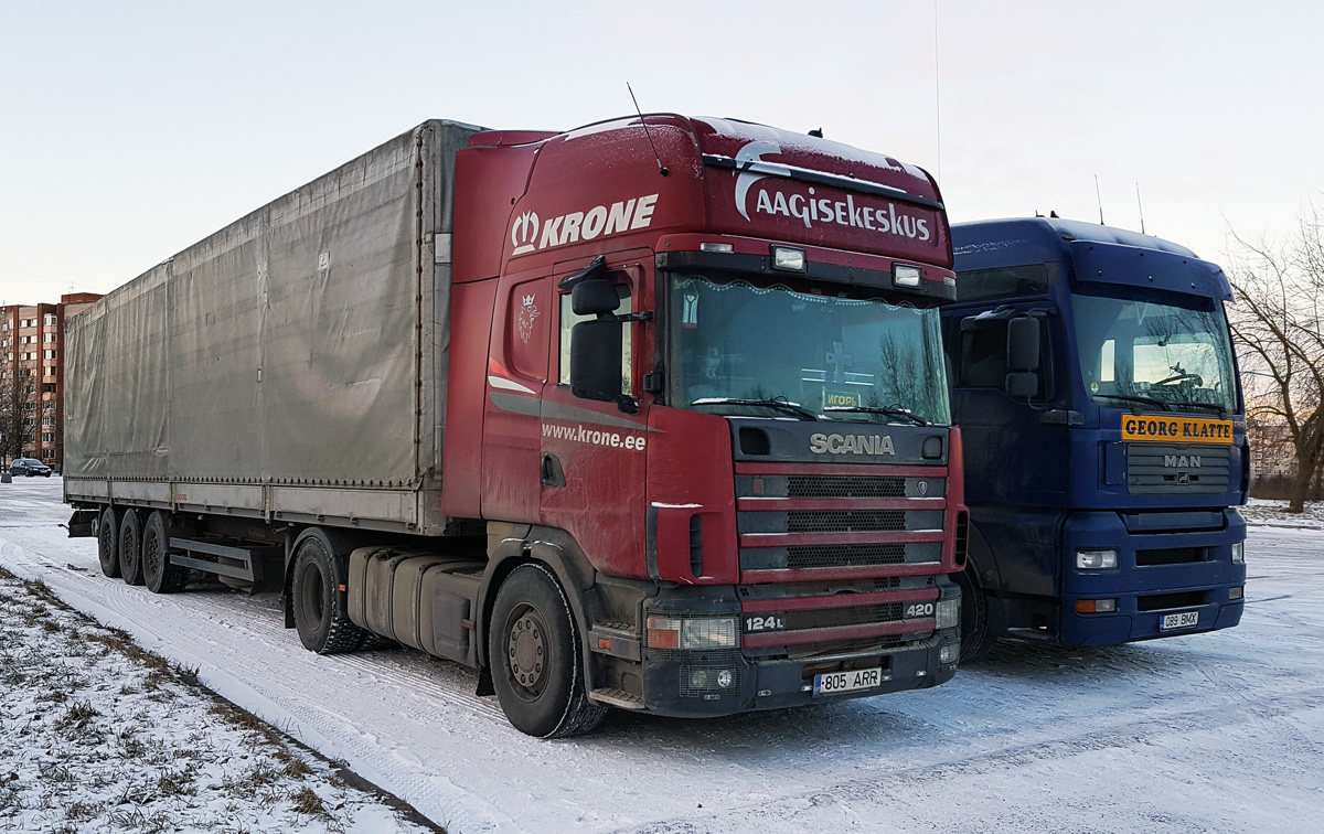Эстония, № 805 ARR — Scania ('1996) R124L