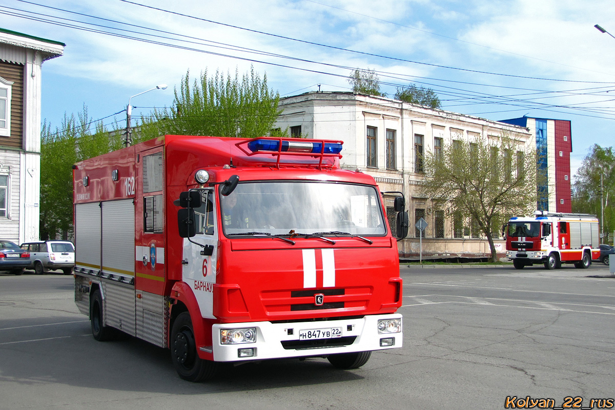 Алтайский край, № 162 — КамАЗ-4308-H3; Алтайский край — День пожарной охраны 2016