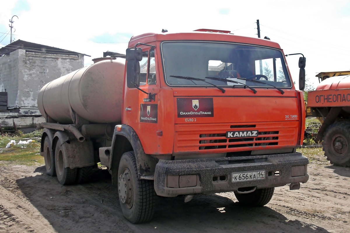Саха (Якутия), № К 656 КА 14 — КамАЗ-65115 (общая модель)