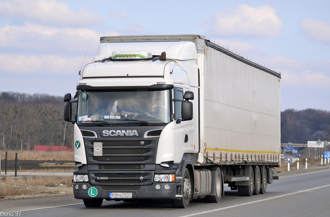 Словакия, № KN-405DS — Scania ('2013) R500