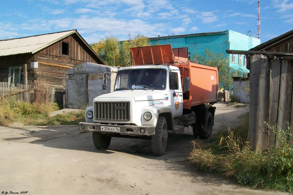 Саха (Якутия), № К 206 ЕО 14 — ГАЗ-3307