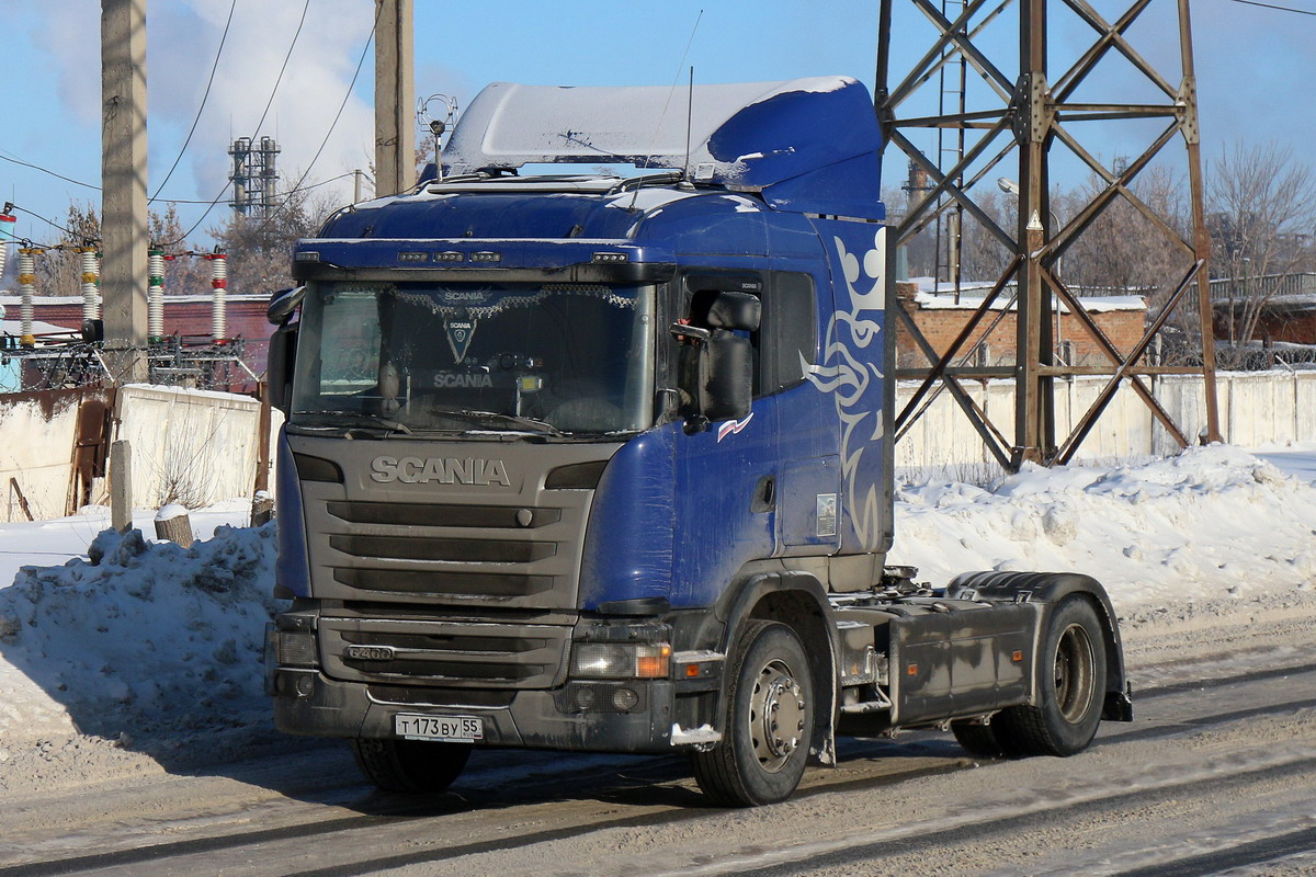 Омская область, № Т 173 ВУ 55 — Scania ('2013) G400