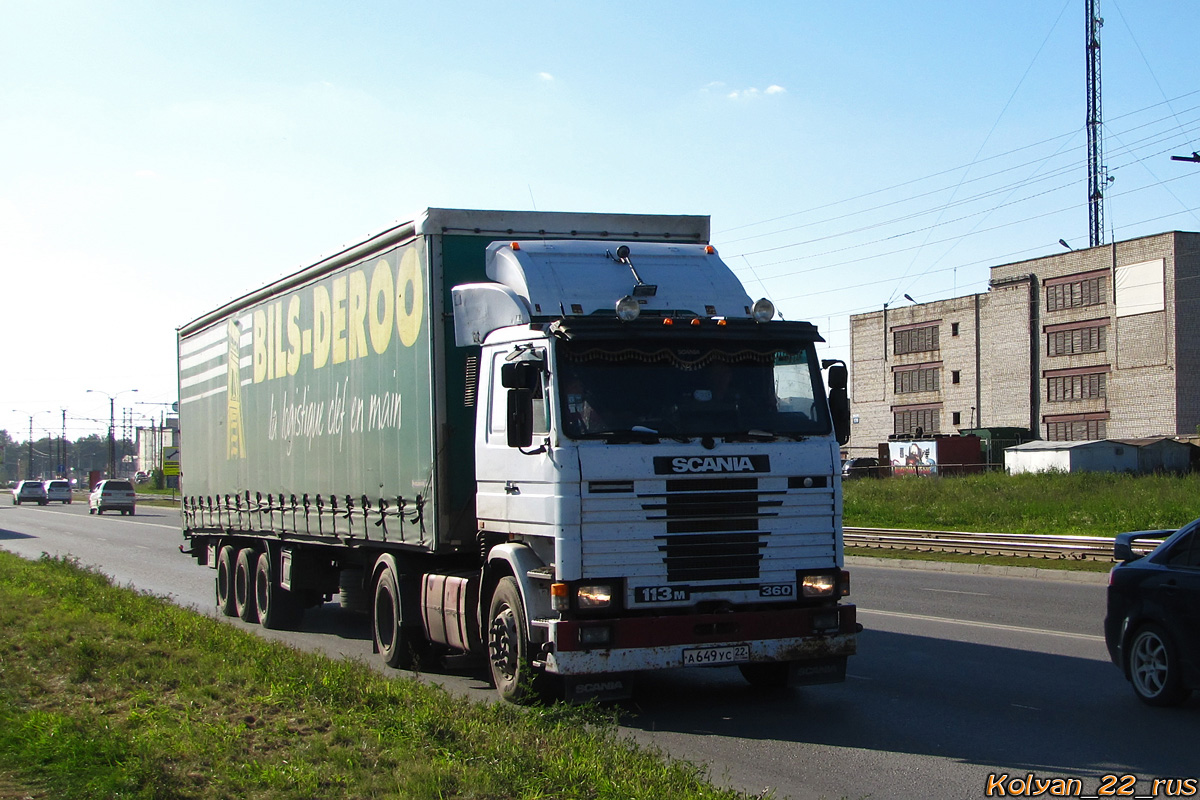 Алтайский край, № А 649 УС 22 — Scania (II) R113M