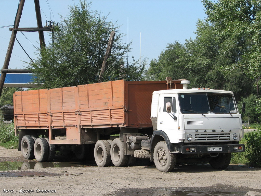 Восточно-Казахстанская область, № F 391 DLM — КамАЗ-5410