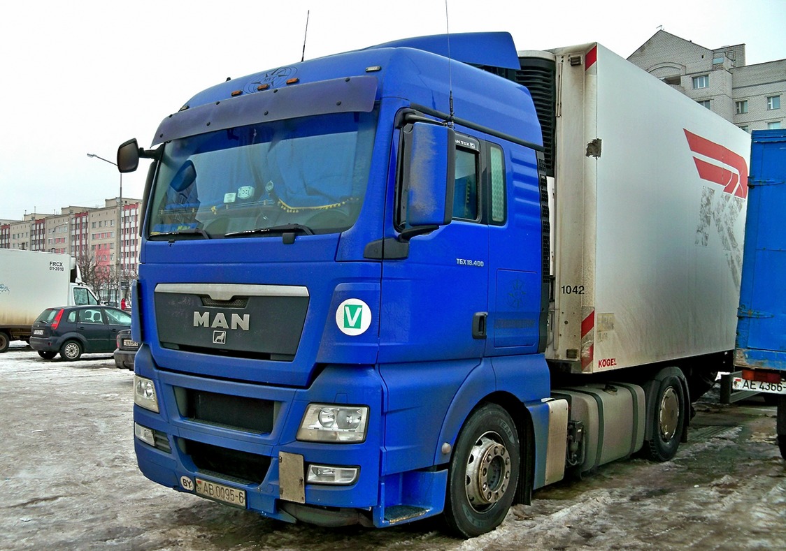 Могилёвская область, № АВ 0095-6 — MAN TGX ('2007) 18.400