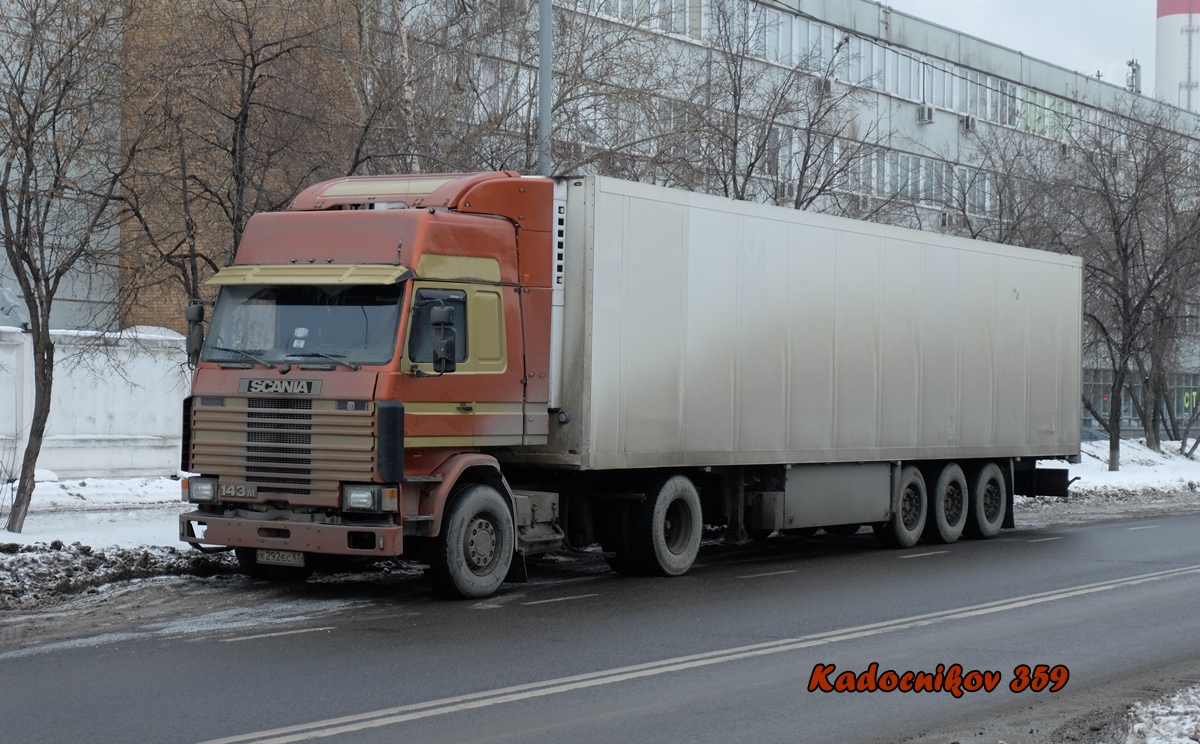 Смоленская область, № К 292 ЕС 67 — Scania (II) R143M