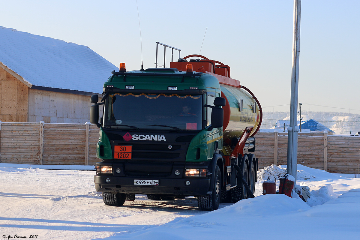 Саха (Якутия), № К 495 МА 14 — Scania ('2011) P400