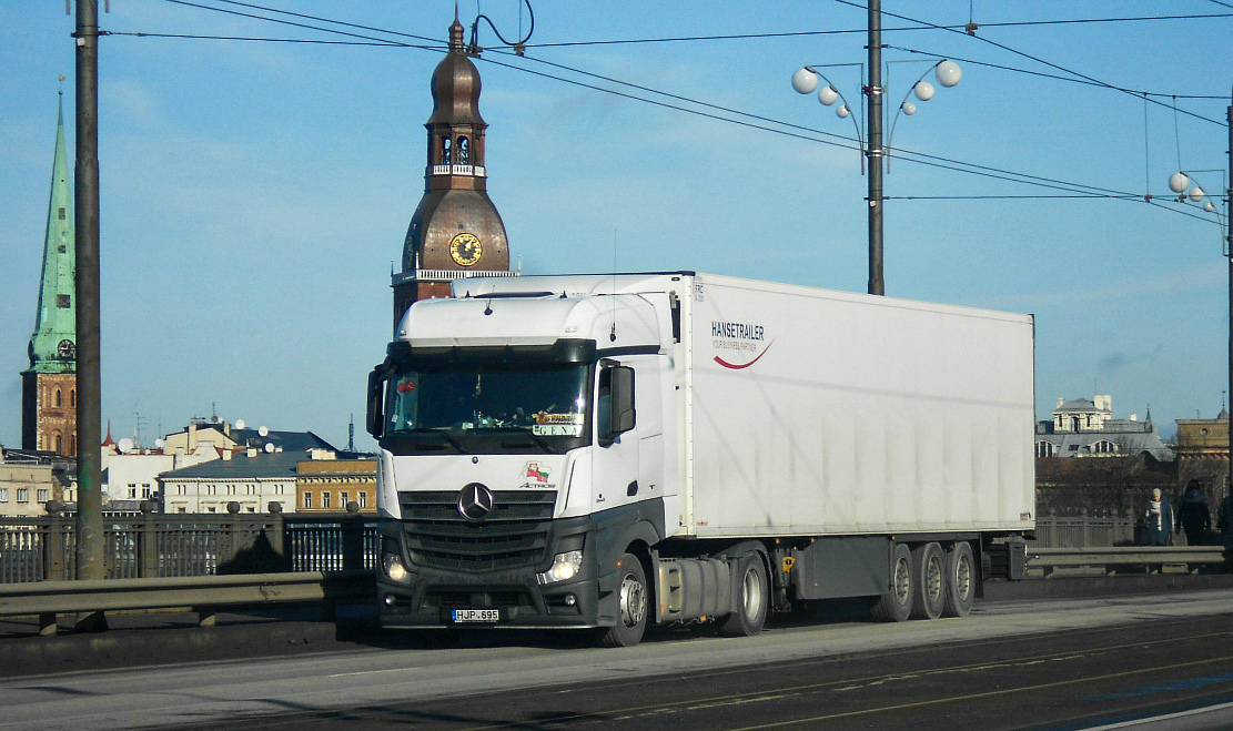 Литва, № HJP 695 — Mercedes-Benz Actros ('2011) 1845