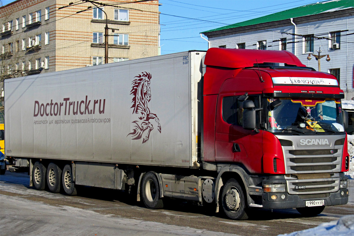 Алтайский край, № Т 990 УУ 22 — Scania ('2009) G440