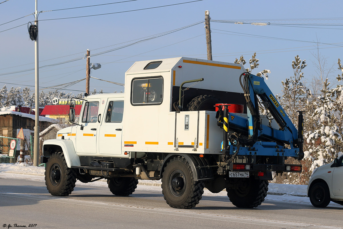 Саха (Якутия), № С 657 МА 14 — ГАЗ-3308 (общая модель)