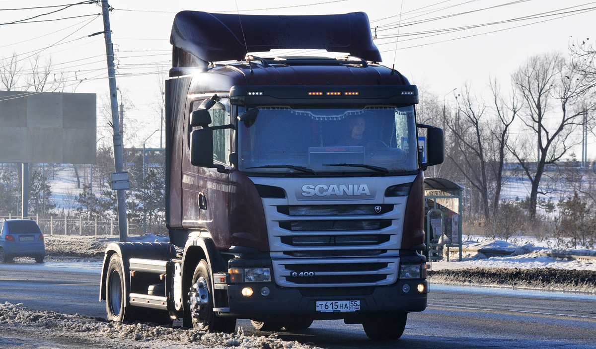 Омская область, № Т 615 НА 55 — Scania ('2013) G400