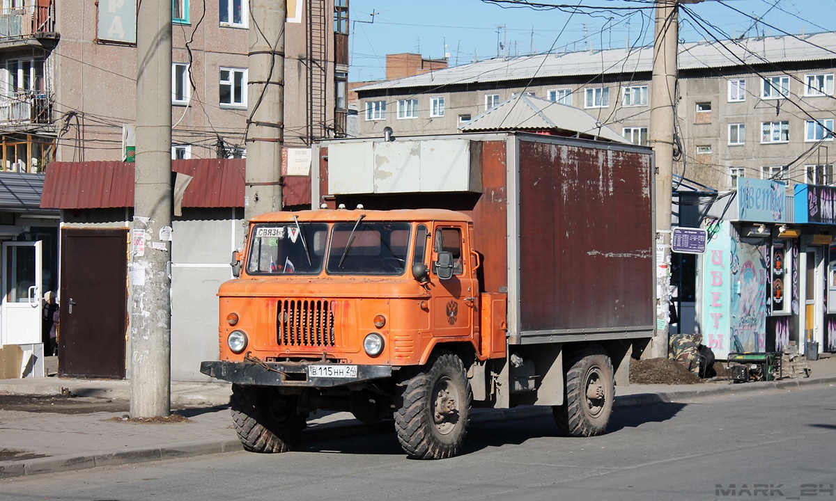 Красноярский край, № В 115 НН 24 — ГАЗ-66 (общая модель)