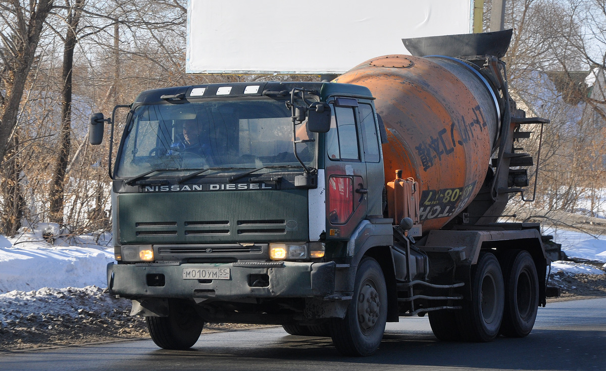 Омская область, № М 010 УМ 55 — Nissan Diesel (общая модель)