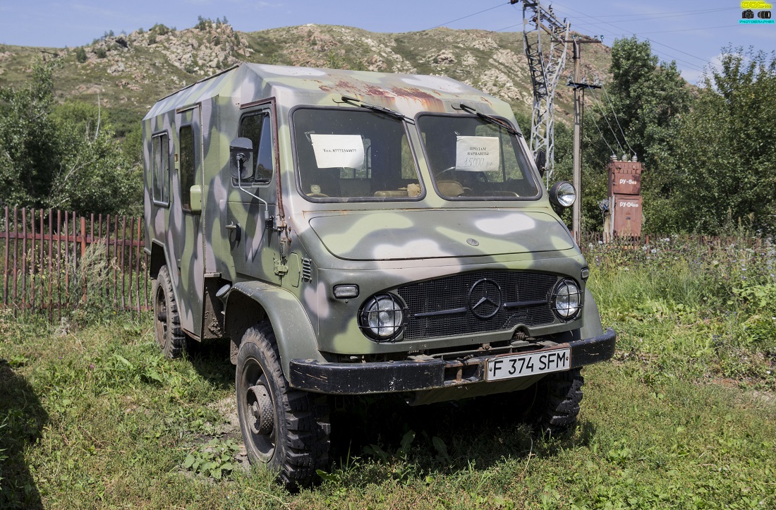 Восточно-Казахстанская область, № F 374 SFM — Mercedes-Benz Unimog (общ.м)
