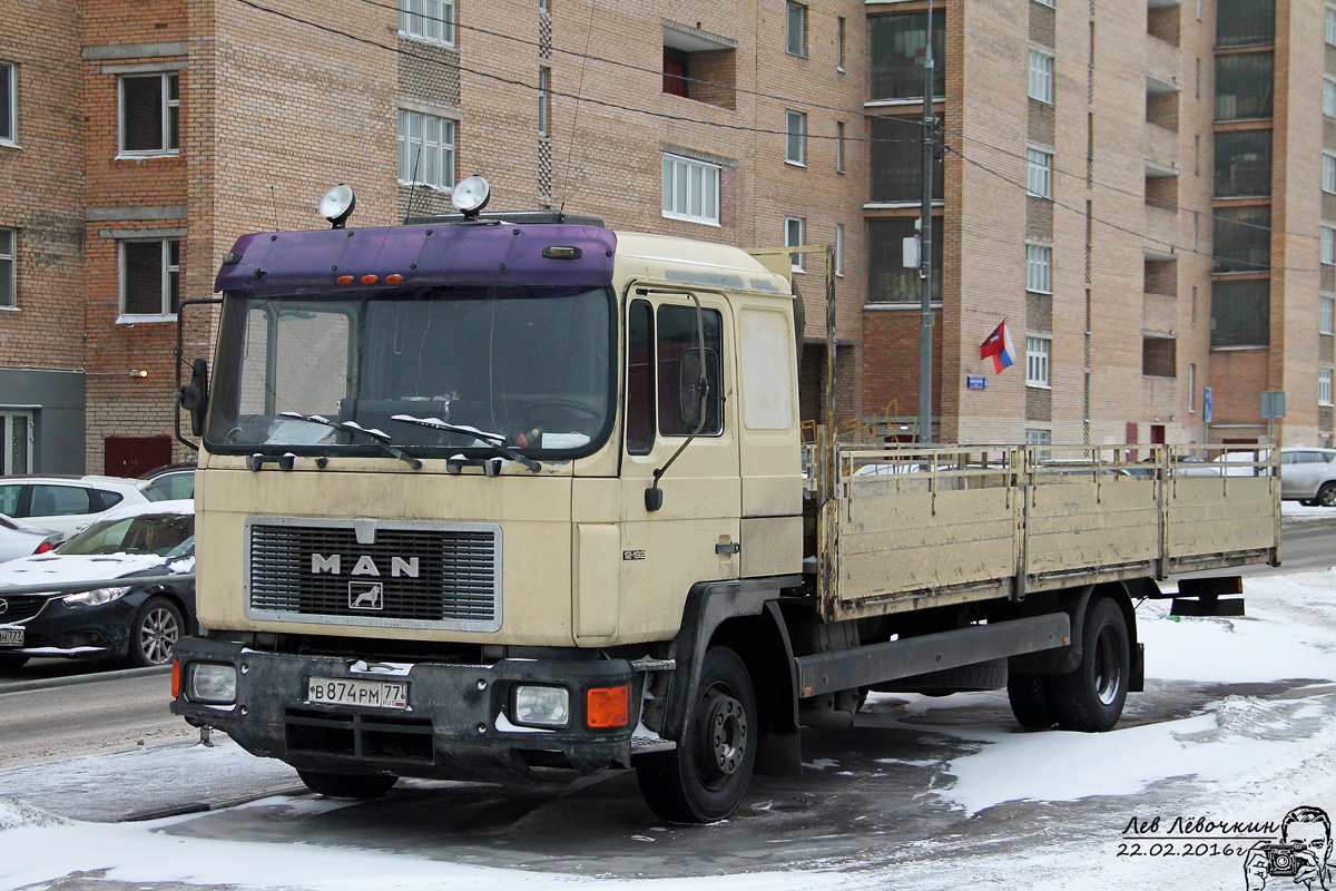 Москва, № В 874 РМ 77 — MAN M90 (общая модель)