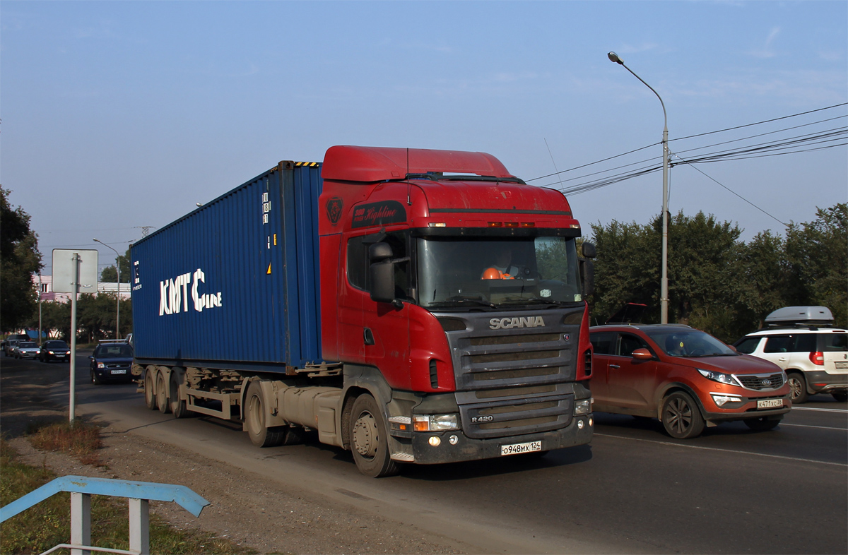 Красноярский край, № О 948 МХ 124 — Scania ('2004) R420