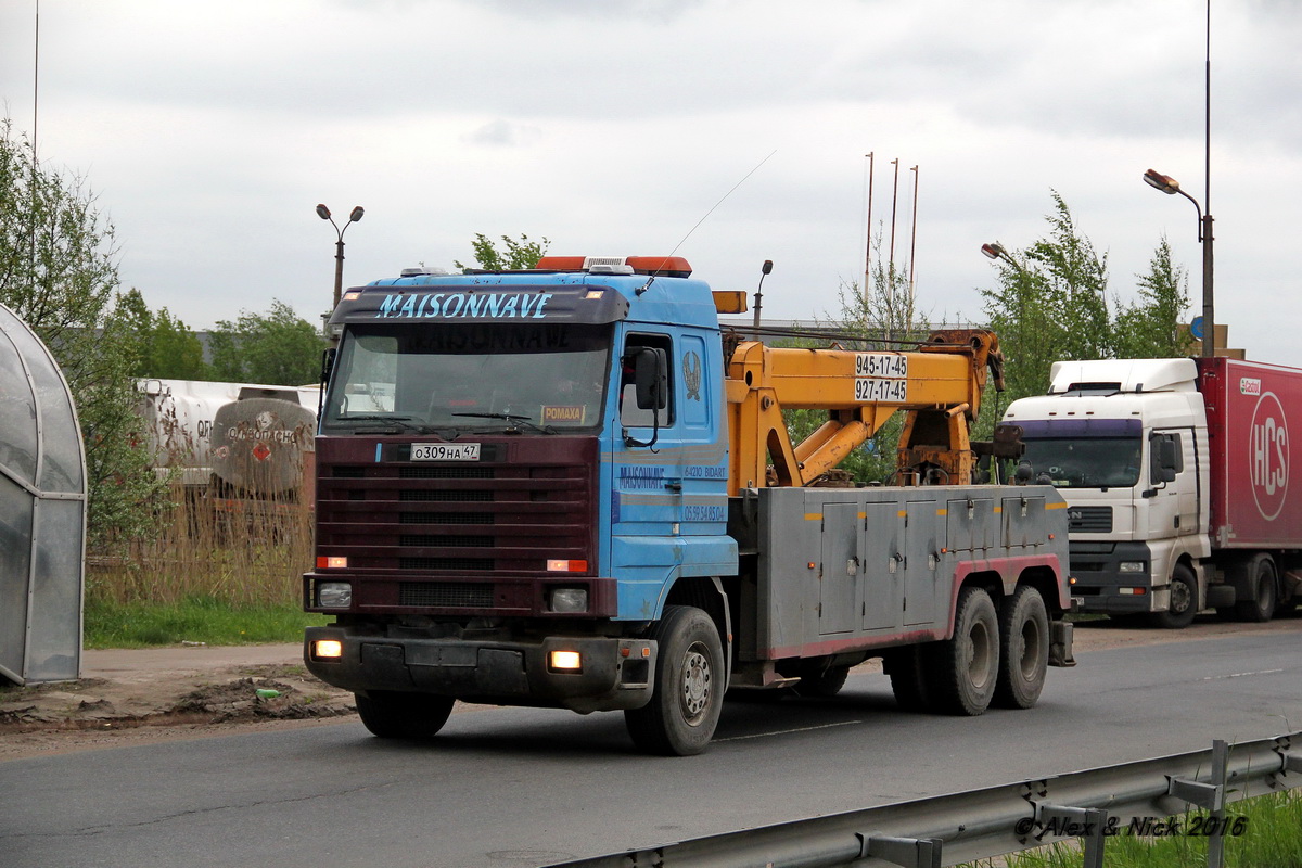 Ленинградская область, № О 309 НА 47 — Scania (III) (общая модель)