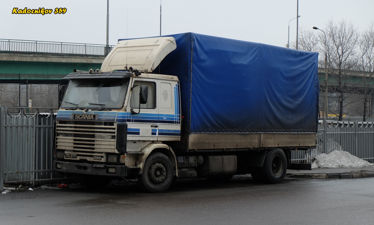 Москва, № С 458 ЕС 177 — Scania (II) (общая модель)