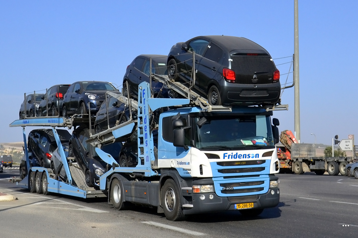 Израиль, № 15-286-58 — Scania ('2011) P400