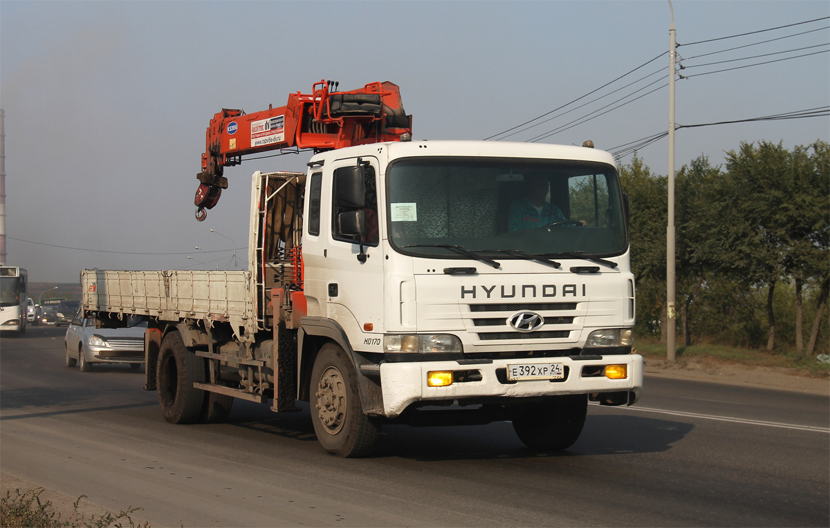 Красноярский край, № Е 392 ХР 24 — Hyundai Super Truck (общая модель)
