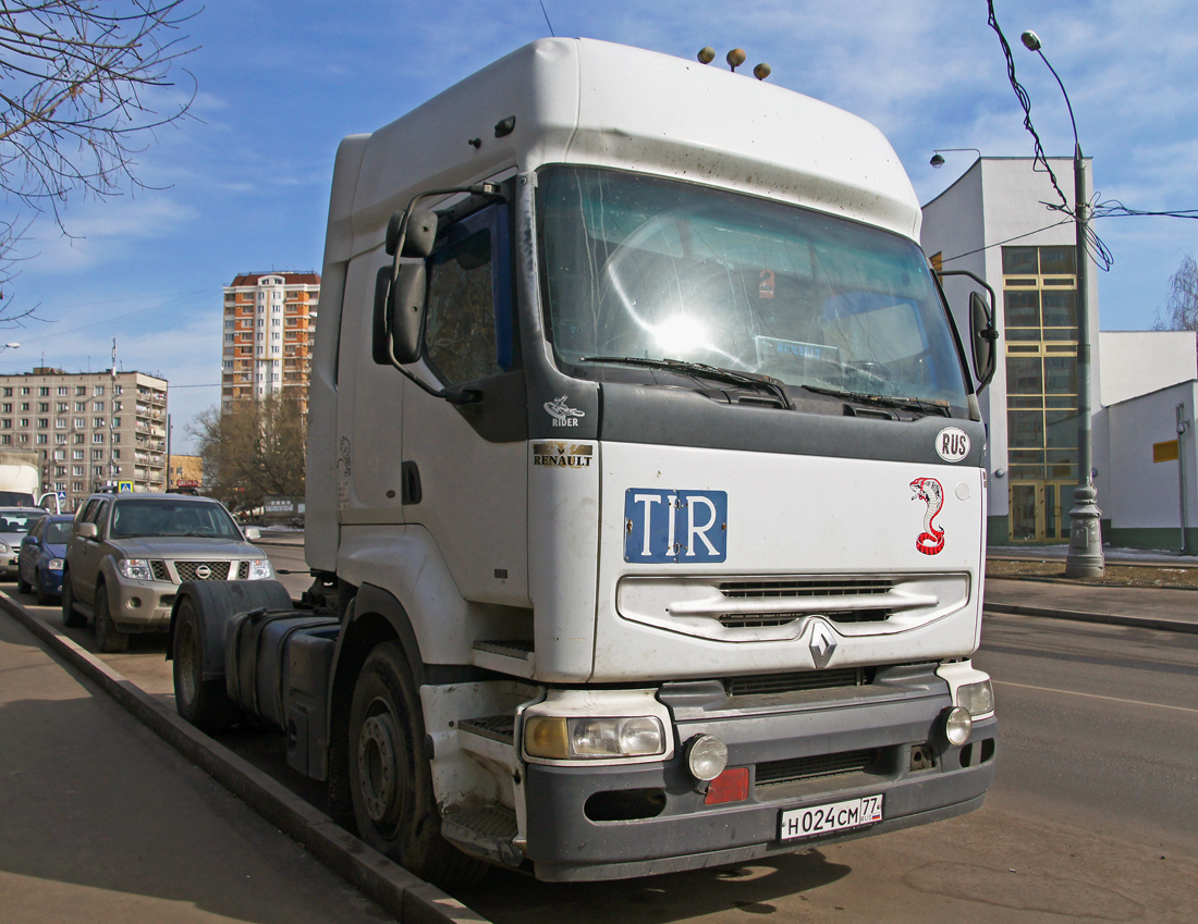 Москва, № Н 024 СМ 77 — Renault Premium ('2006)