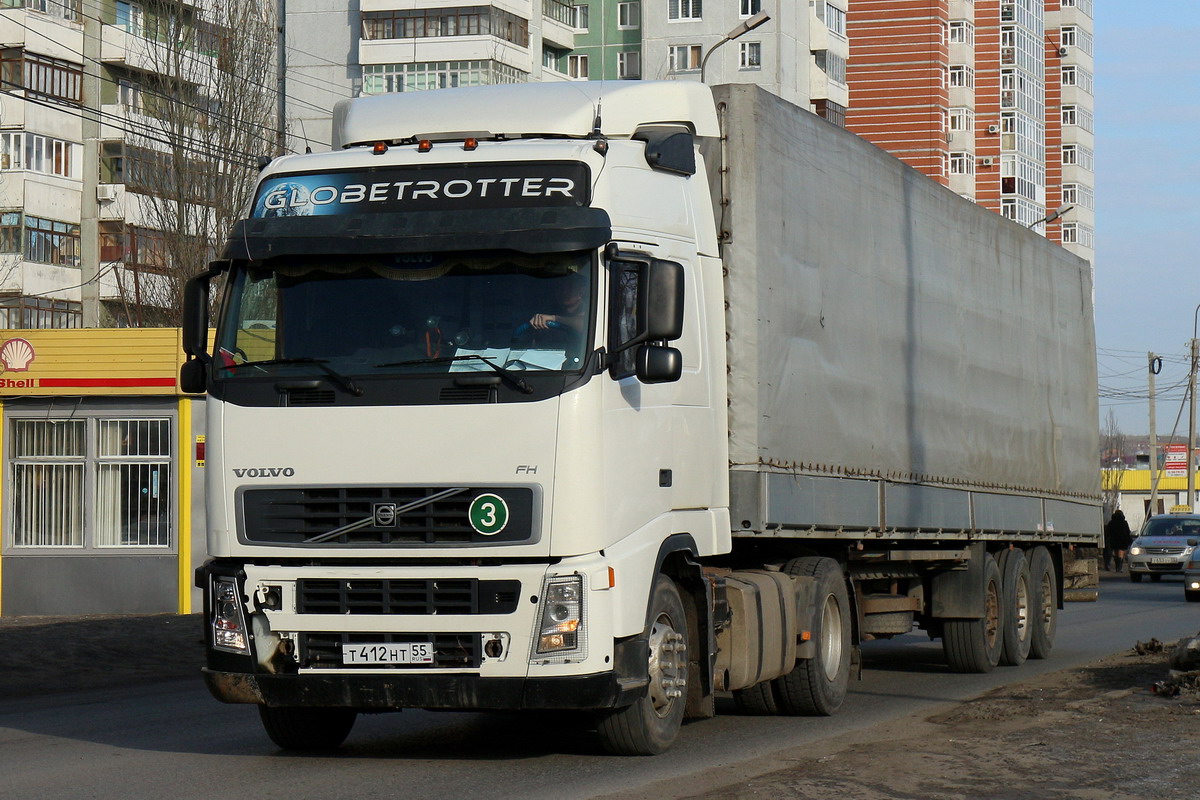Омская область, № Т 412 НТ 55 — Volvo ('2002) FH-Series