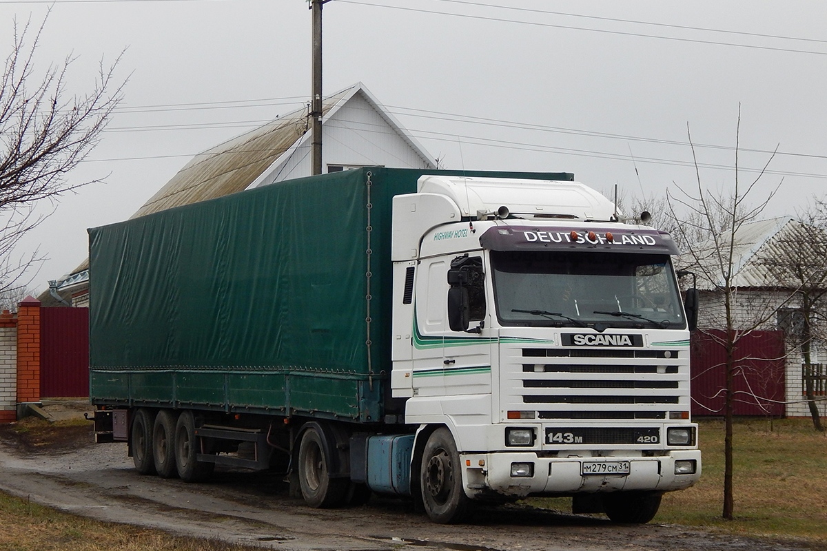 Белгородская область, № М 279 СМ 31 — Scania (III) R143M