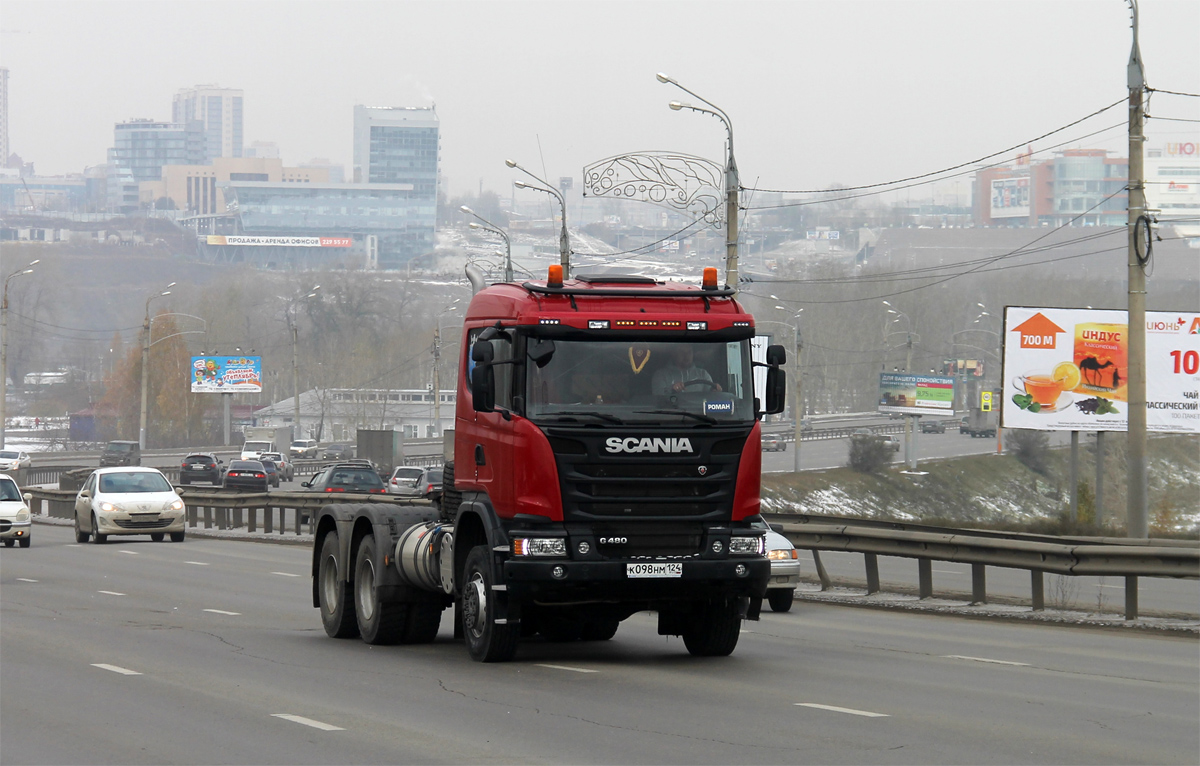 Красноярский край, № К 098 НМ 124 — Scania ('2013) G480