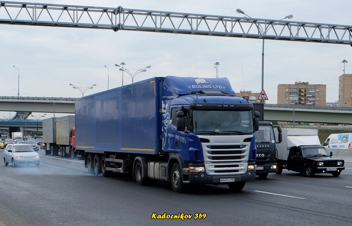Москва, № М 447 ТС 197 — Scania ('2009) G340