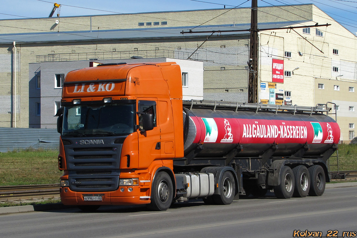 Алтайский край, № Е 996 УТ 22 — Scania ('2004) R480