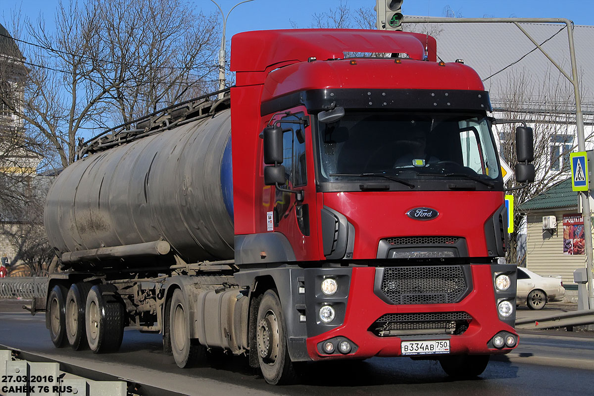 Московская область, № В 334 АВ 750 — Ford Cargo ('2012) 1846T