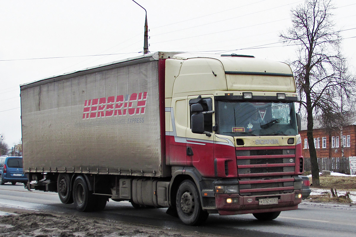 Ивановская область, № А 032 АЕ 37 — Scania ('1996, общая модель)