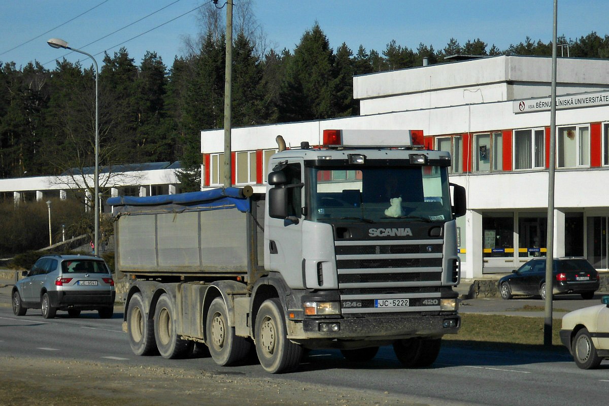 Латвия, № JC-5222 — Scania ('1996) R124G