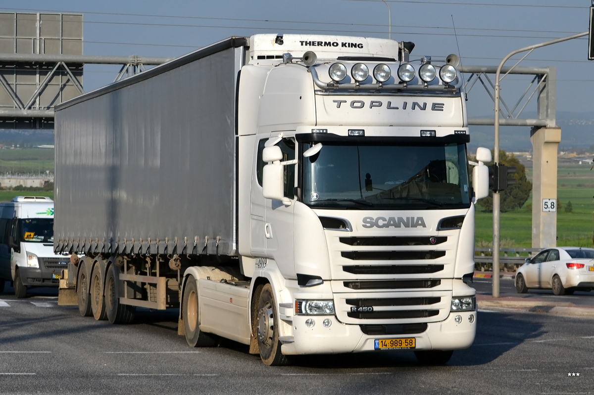 Израиль, № 14-989-58 — Scania ('2013) R450