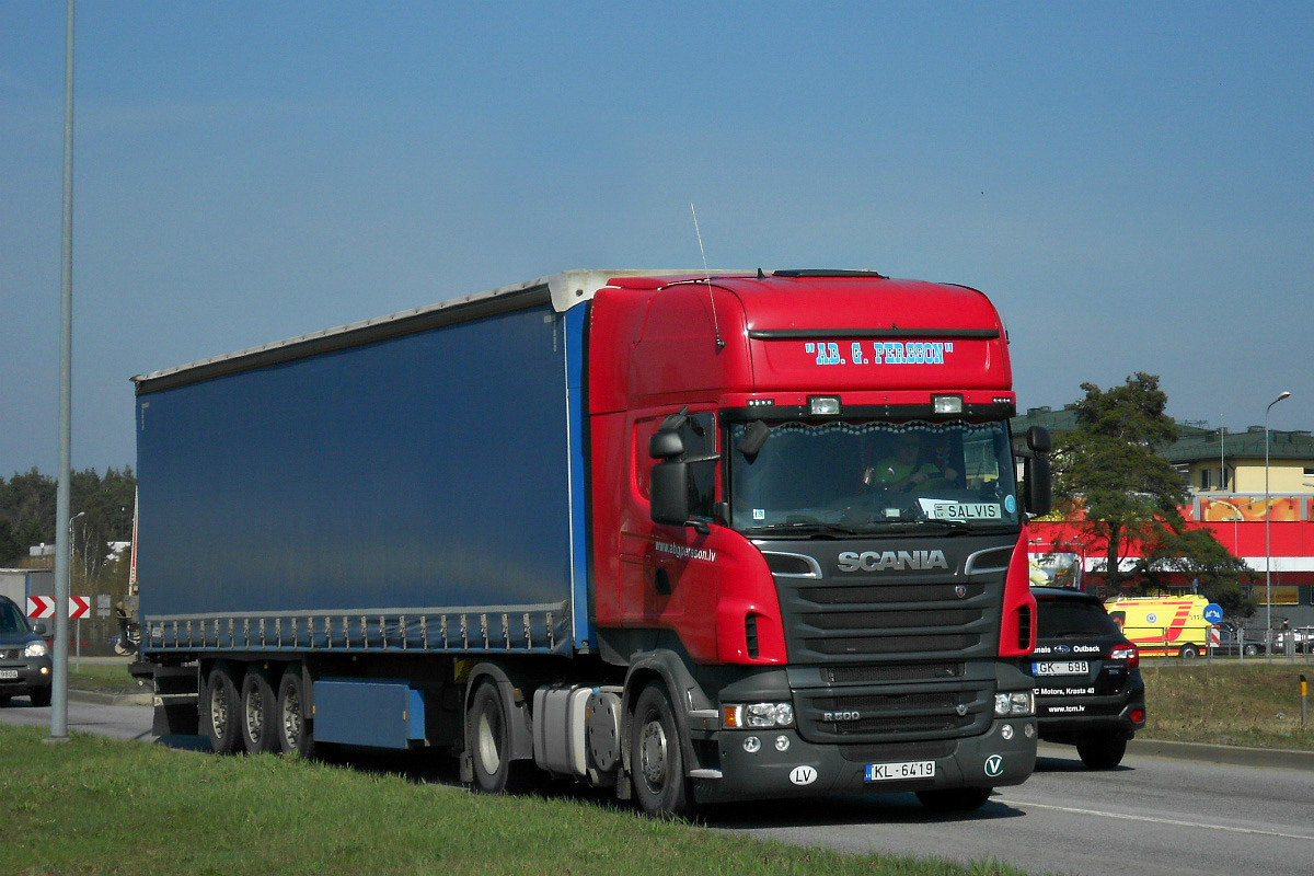 Латвия, № KL-6419 — Scania ('2009) R500